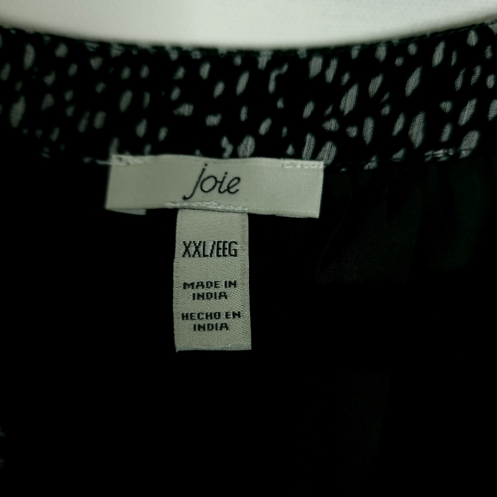 Joie Artic Animal spot balloon sleeve dress green / white size XXL - Picture 9 of 9